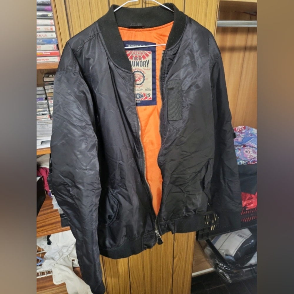 Tokyo Laundry Bomber Jacket Mens Size L